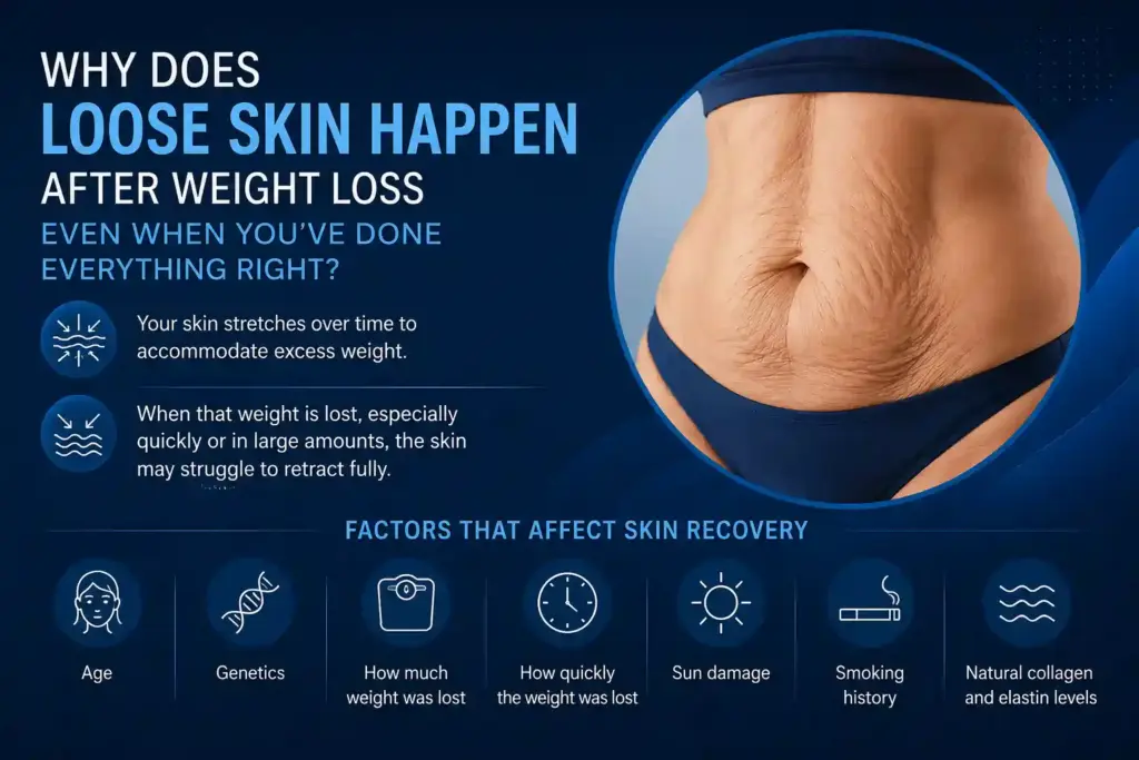 Why Does Loose Skin Happen After Weight Loss Even When You’ve Done Everything Right Basildon?